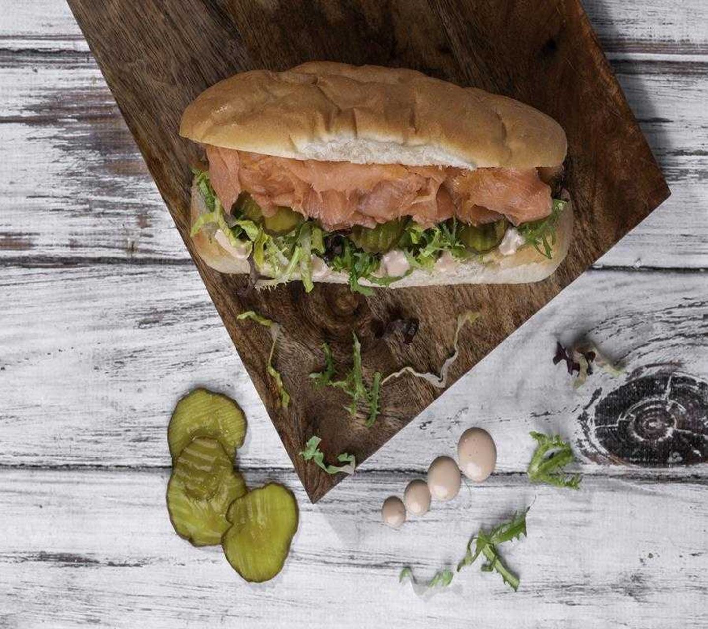 Smoked Salmon Sandwich