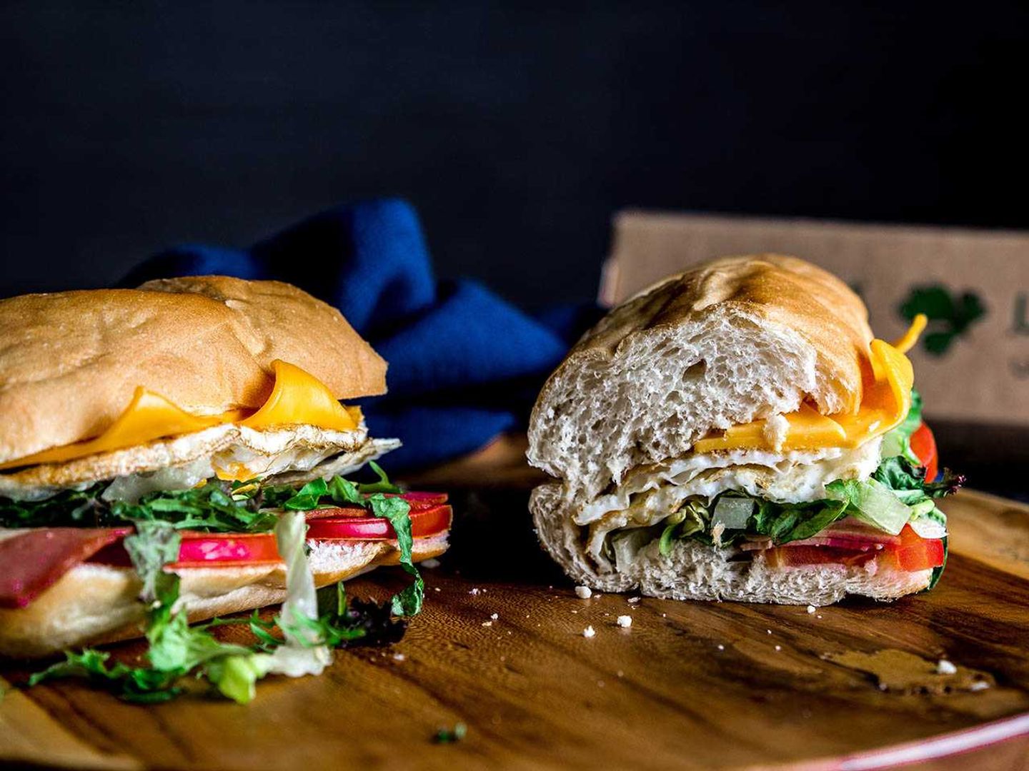 Crack A Lackin Omlette Sandwich