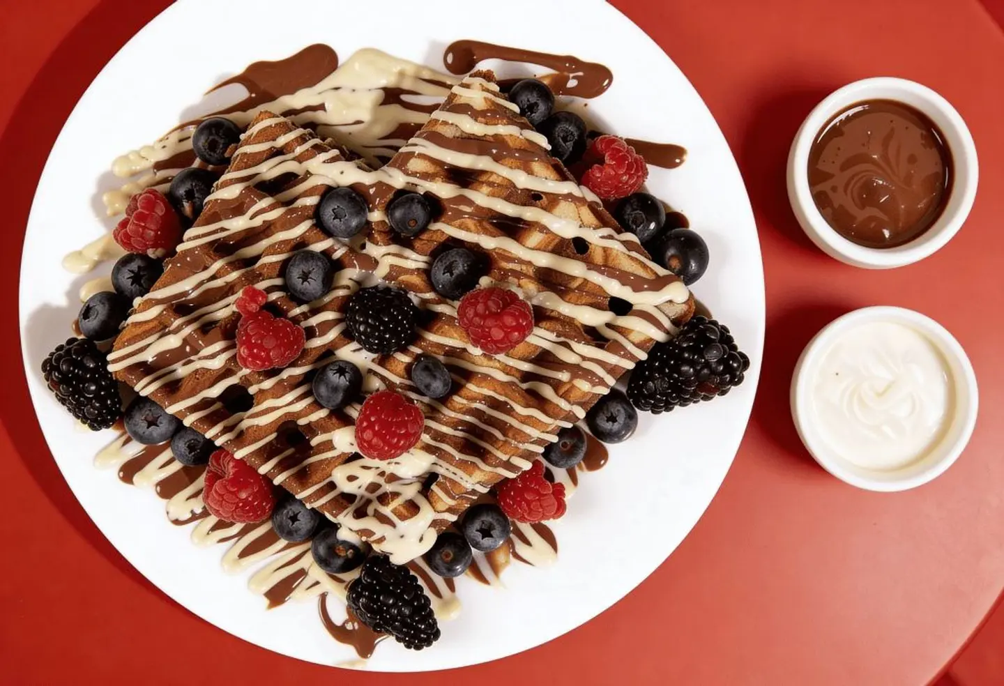 Mixed Berries Waffle