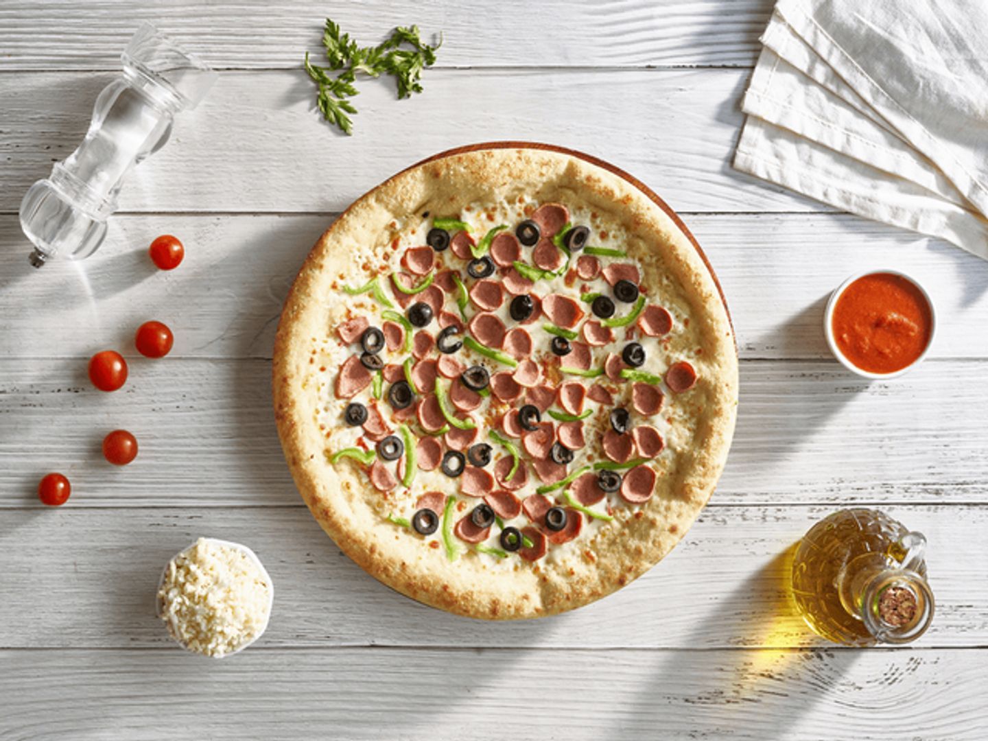 Hotdog Pizza