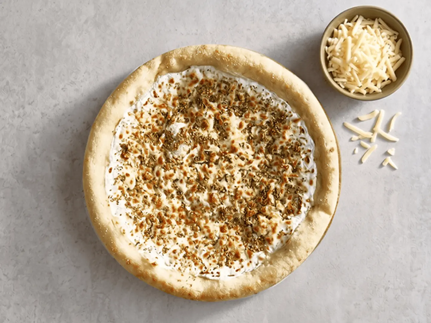 Zaatar, Cheese And Labneh Medium Pizza