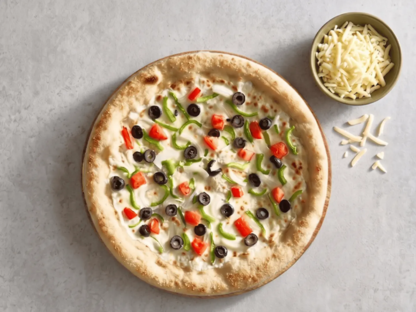 French Mozarella Vegetable Large Pizza