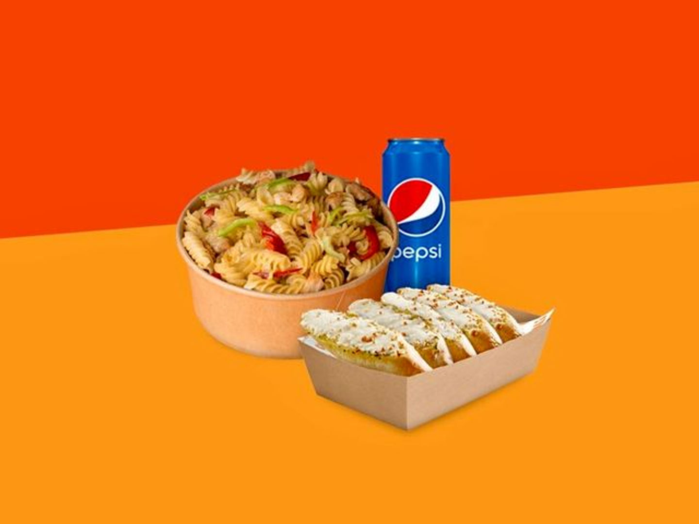 وجبة الباستا الفردية