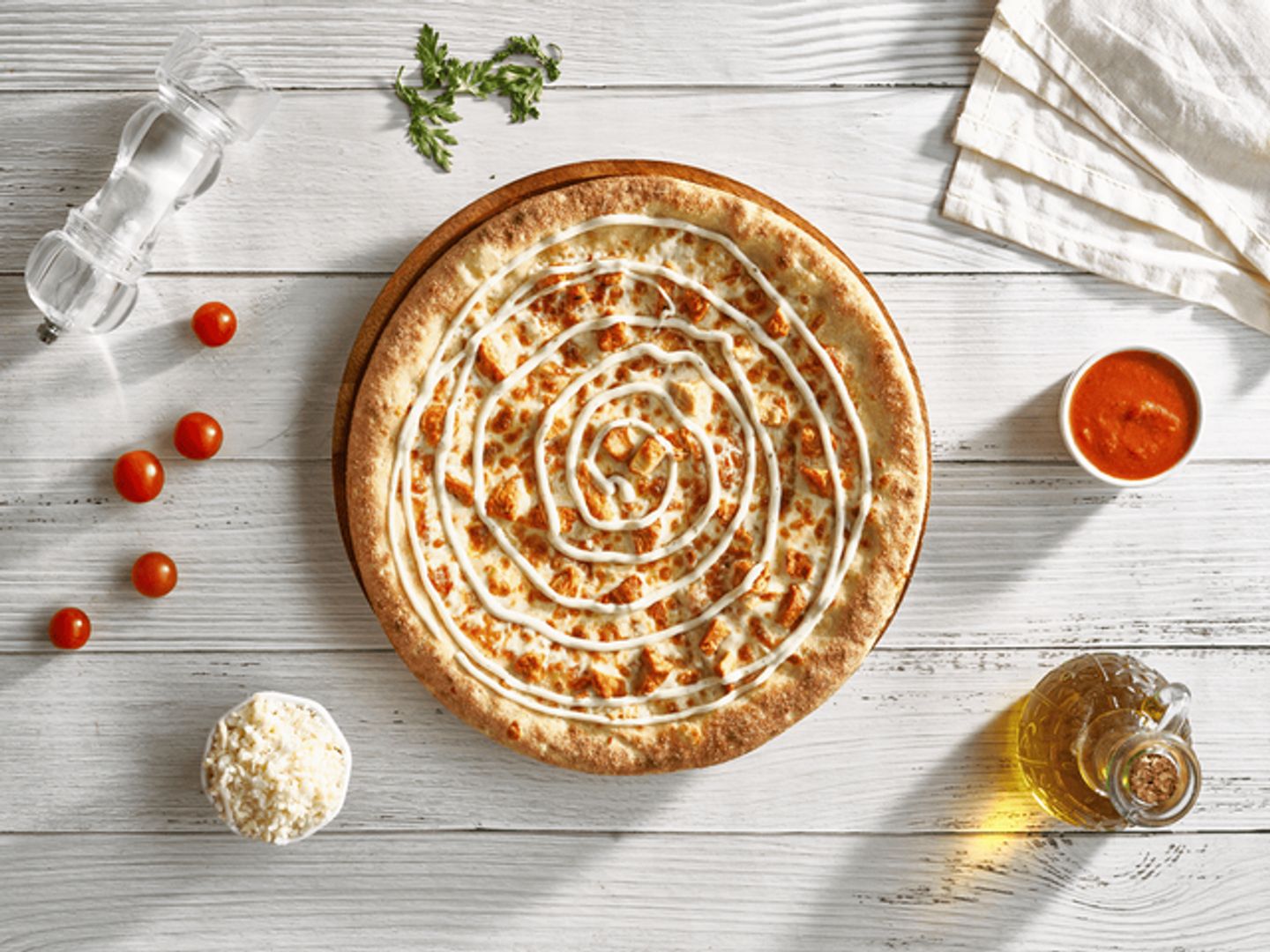 Chicken Fajita Ranch Pizza