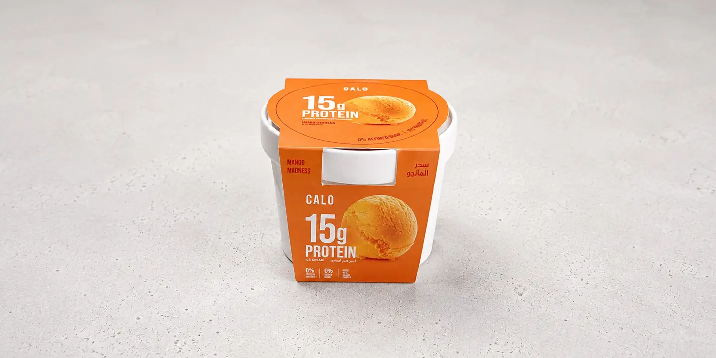 High Protein Mango Ice Cream