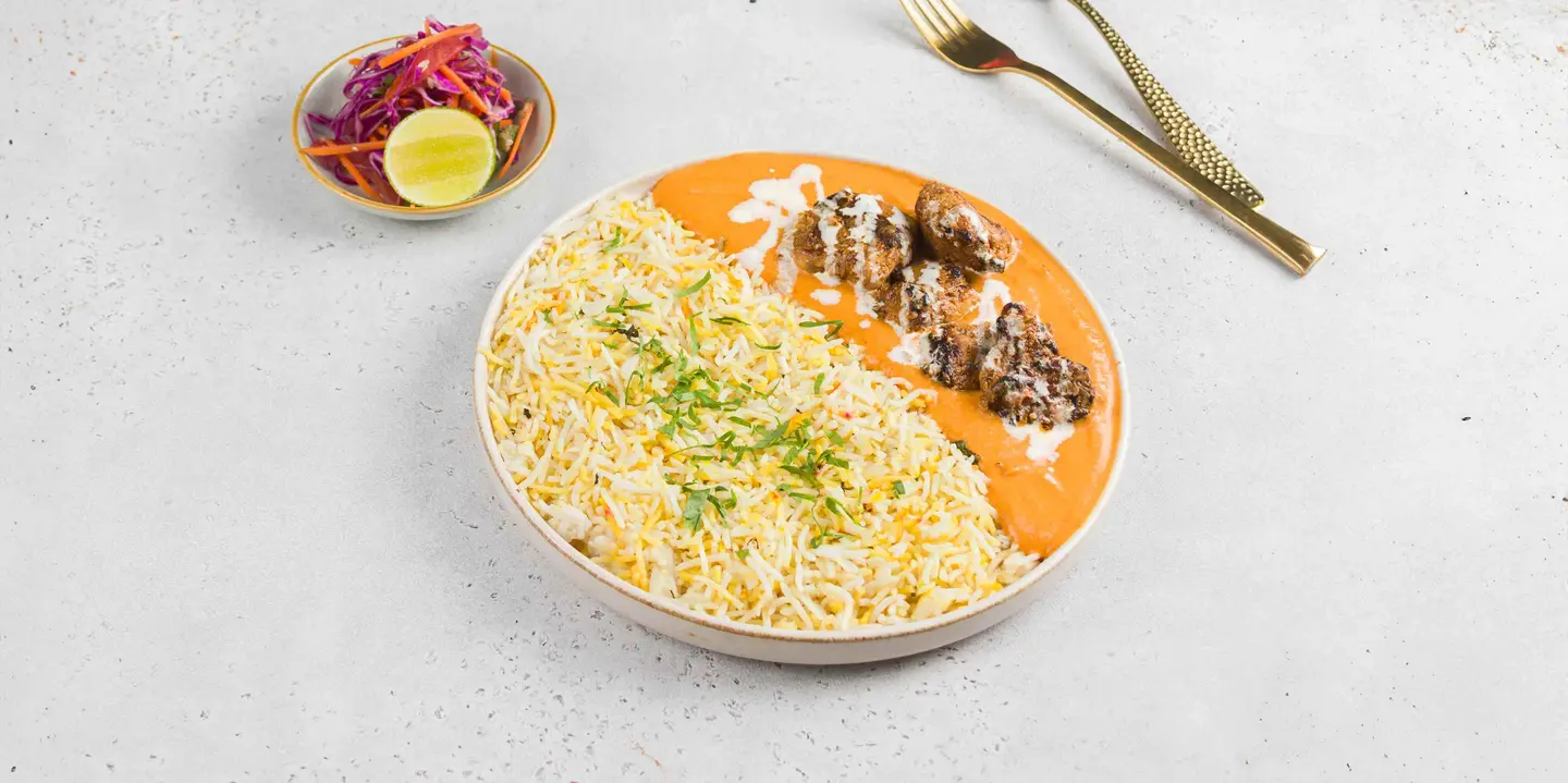 Butter Chicken Biryani Rice Tikka