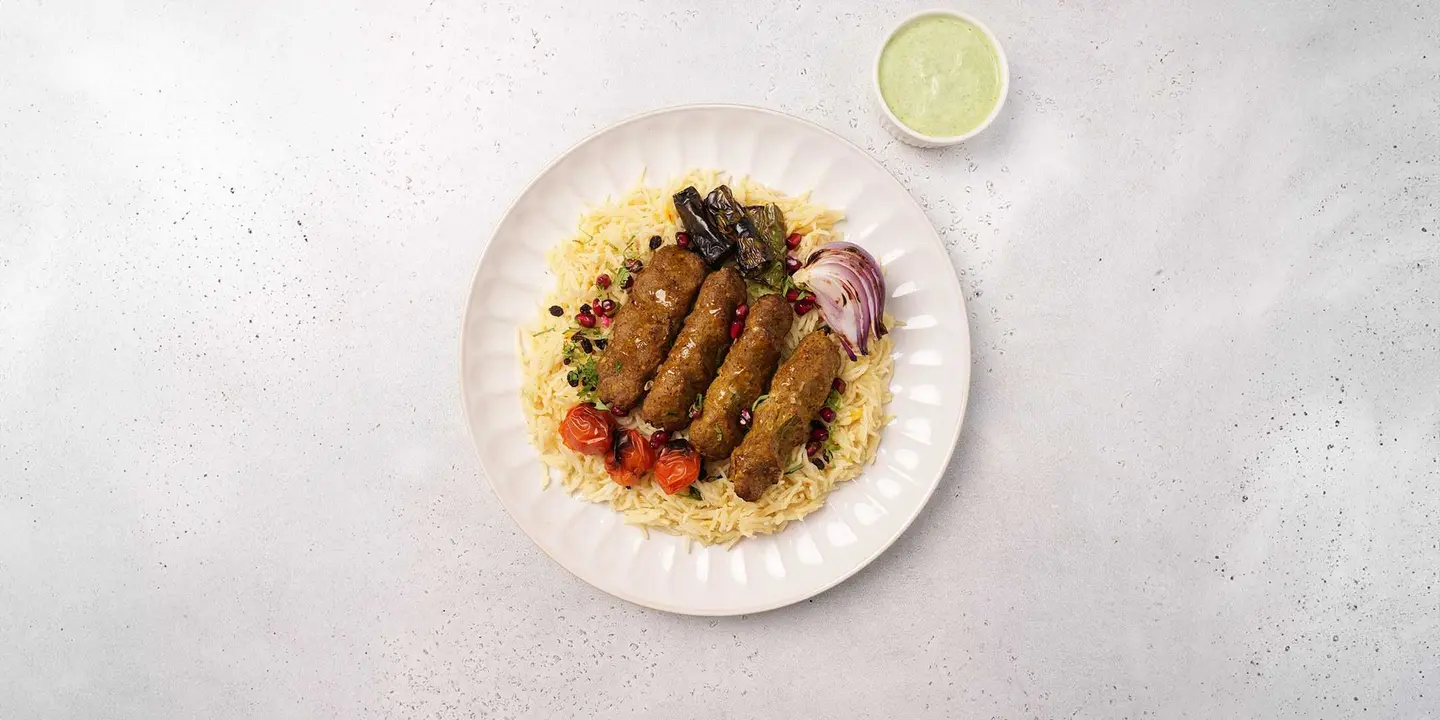 Chelo Kebab With Zereshk Rice