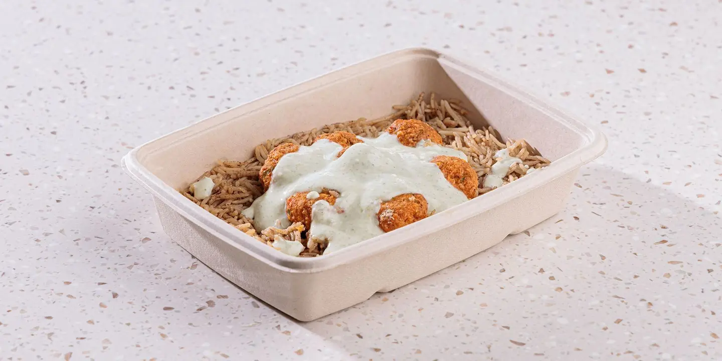 Chicken Kofta With Mixed Rice