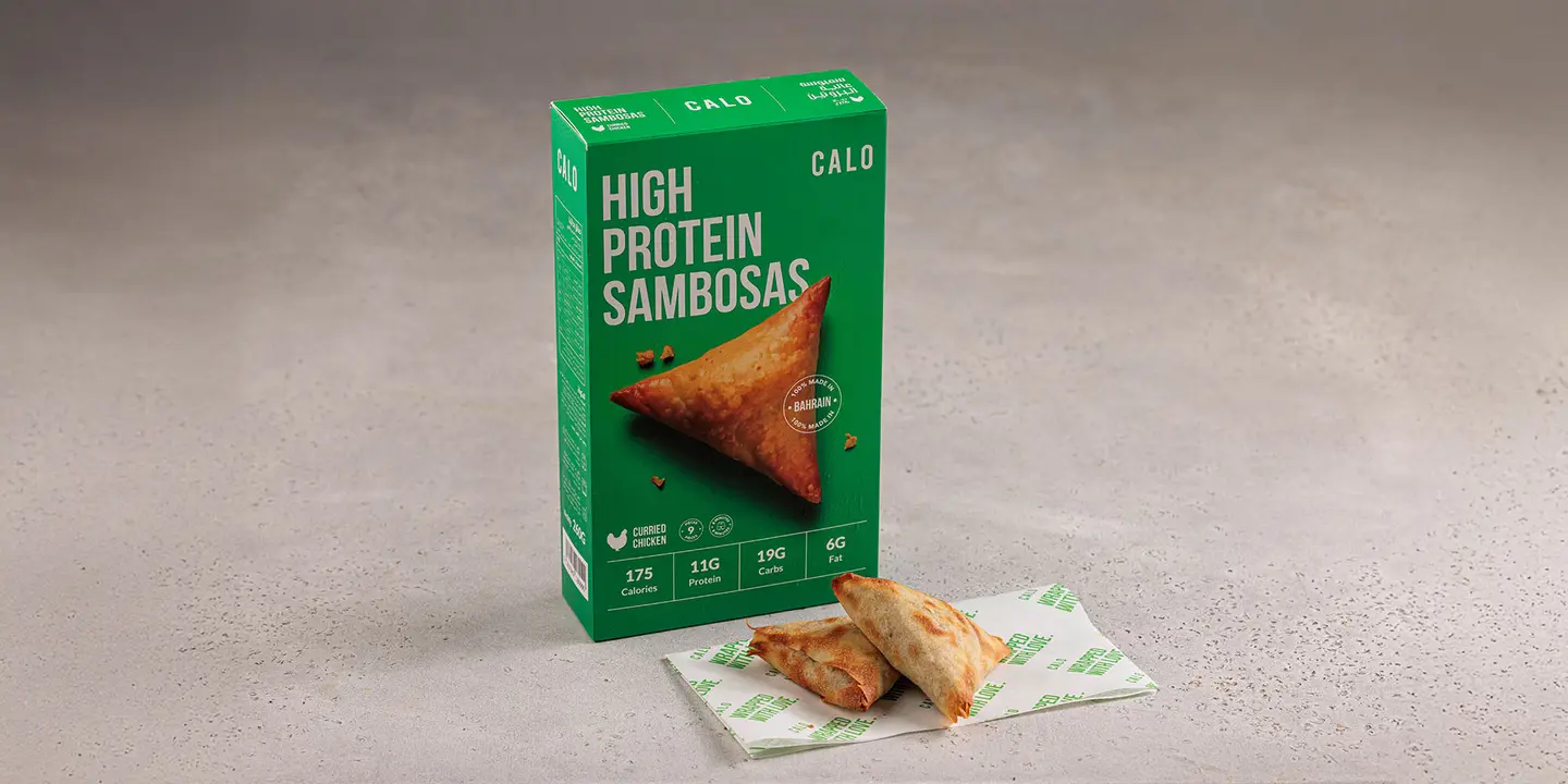 High Protein Curried Chicken Sambosa