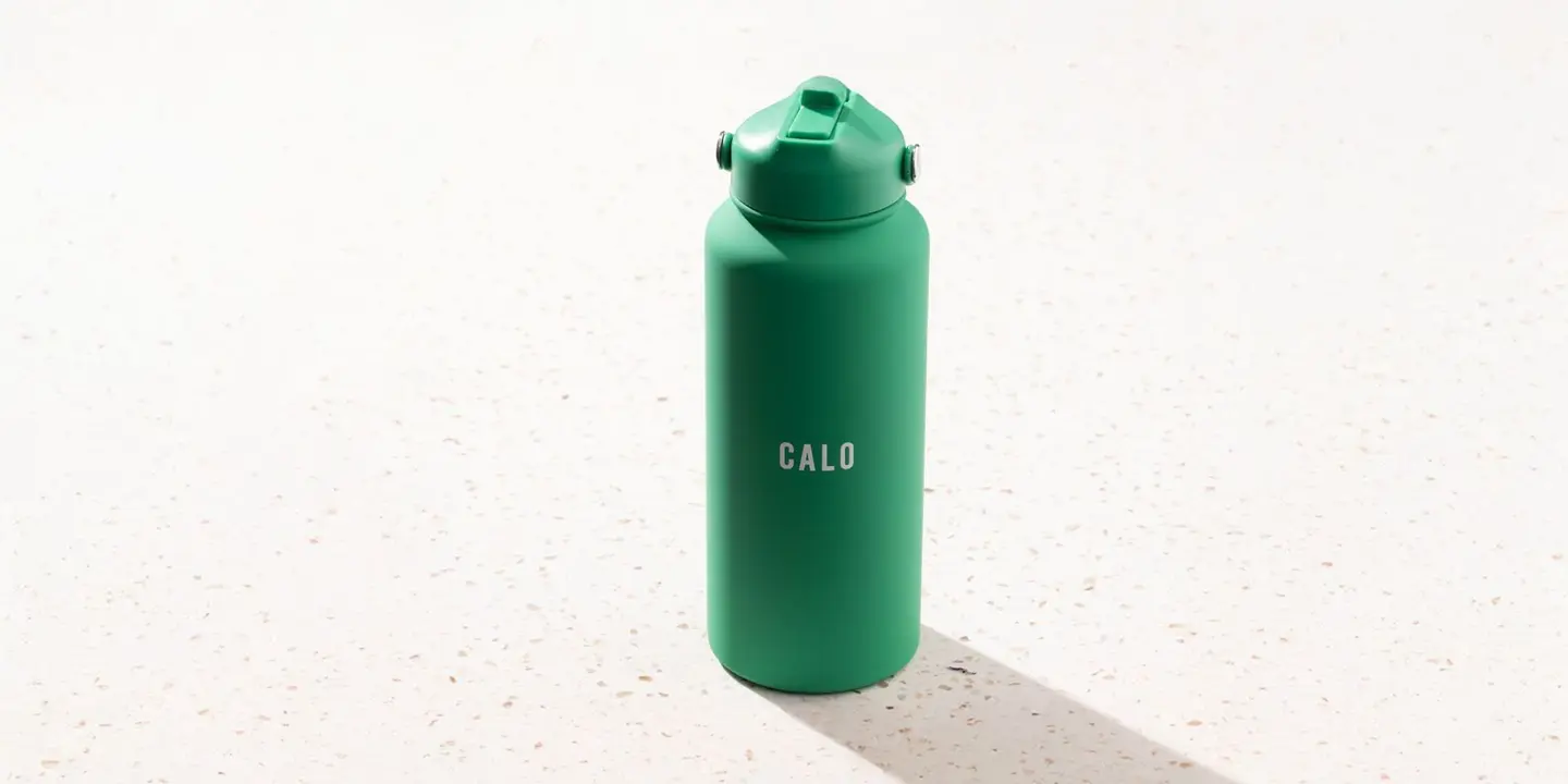 Green Bottle (Palm Trees)