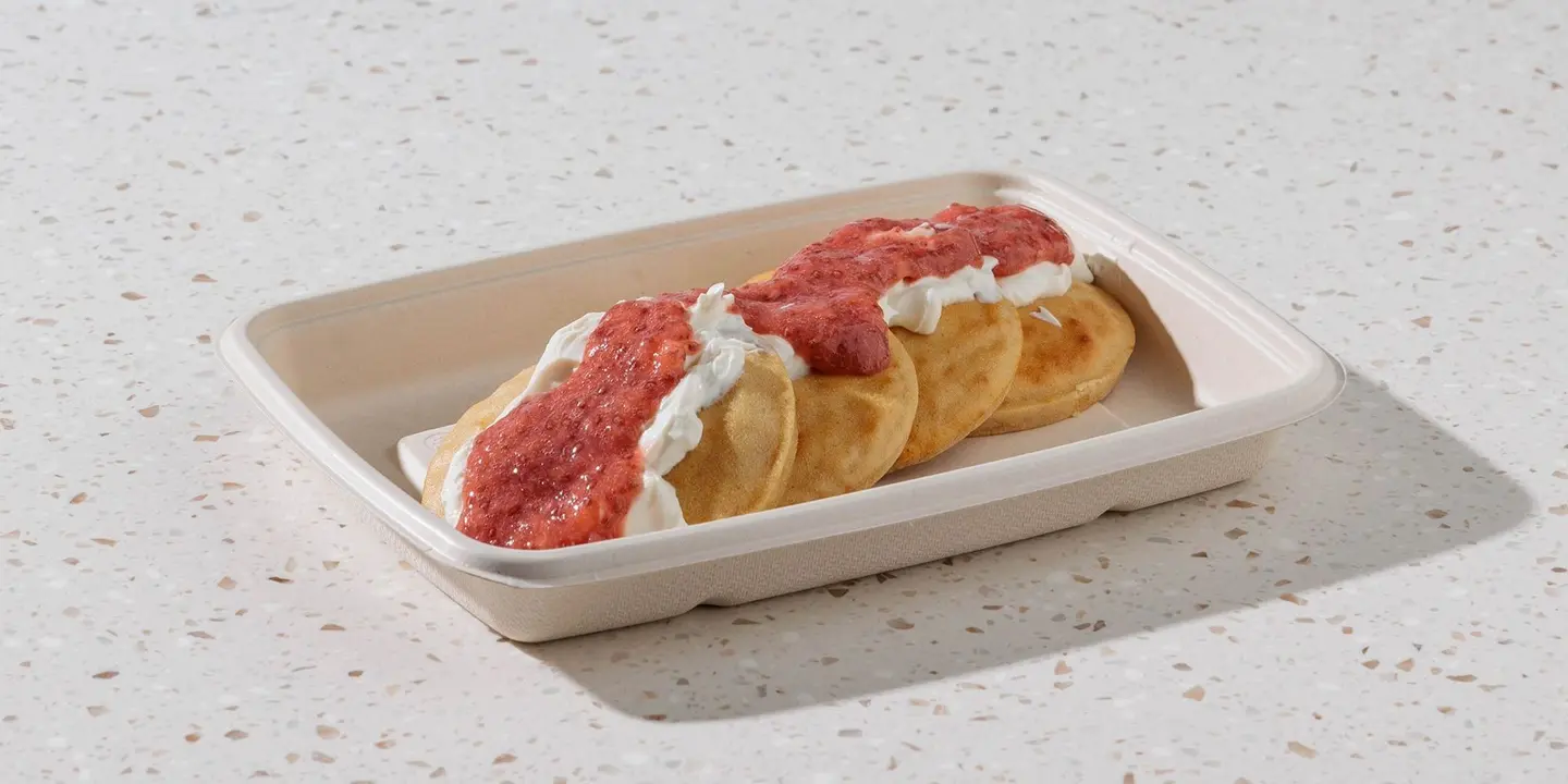 Strawberry Ricotta Pancakes