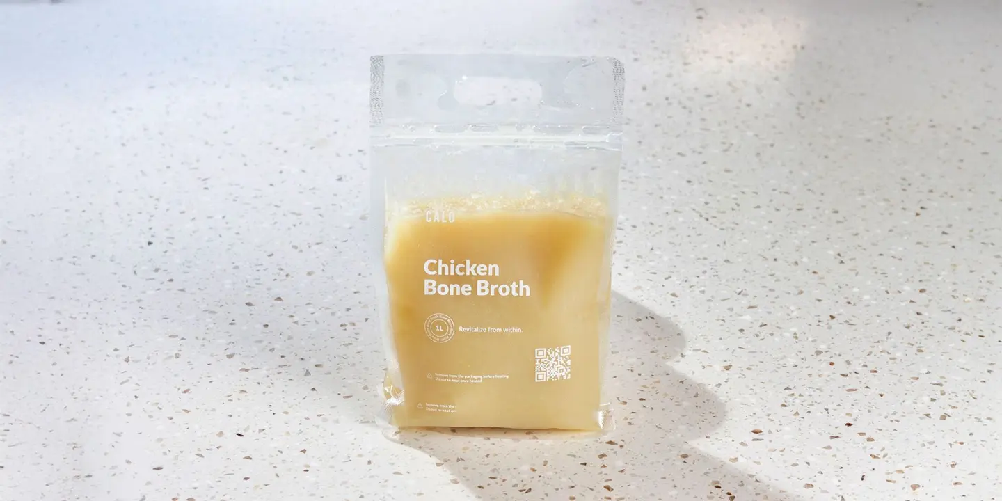 مرق عظام الدجاج لتر واحد