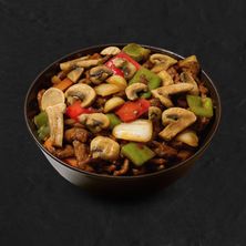 لحم بالفطر صغير