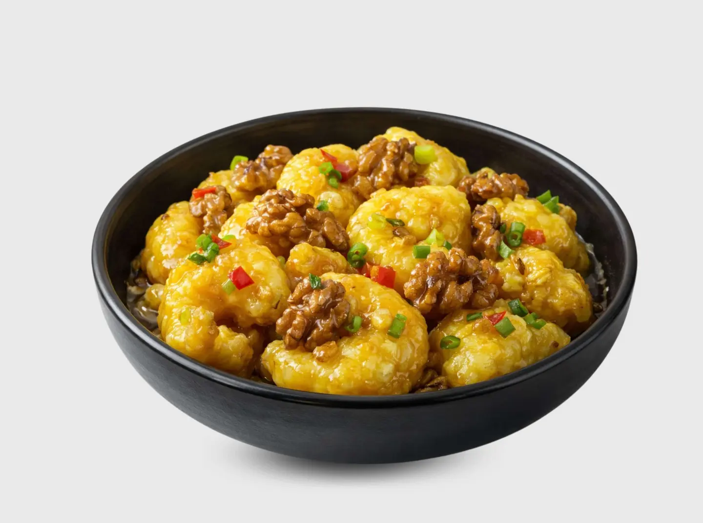 روبيان العسل والجوز صغير