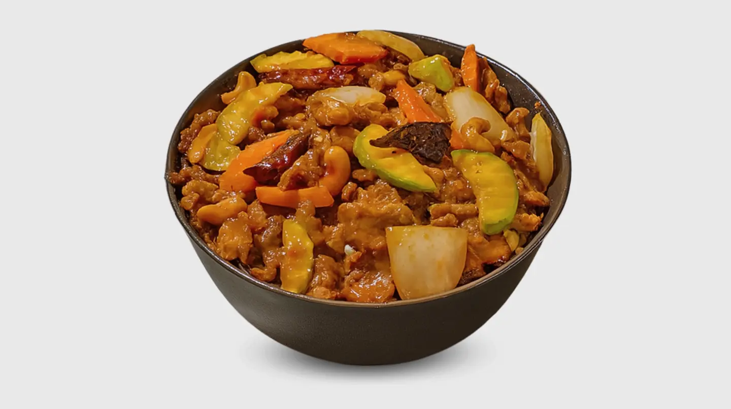 لحم كونج باو صغير