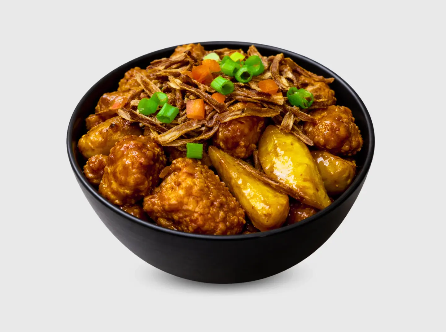 دجاج البطاطا حارة