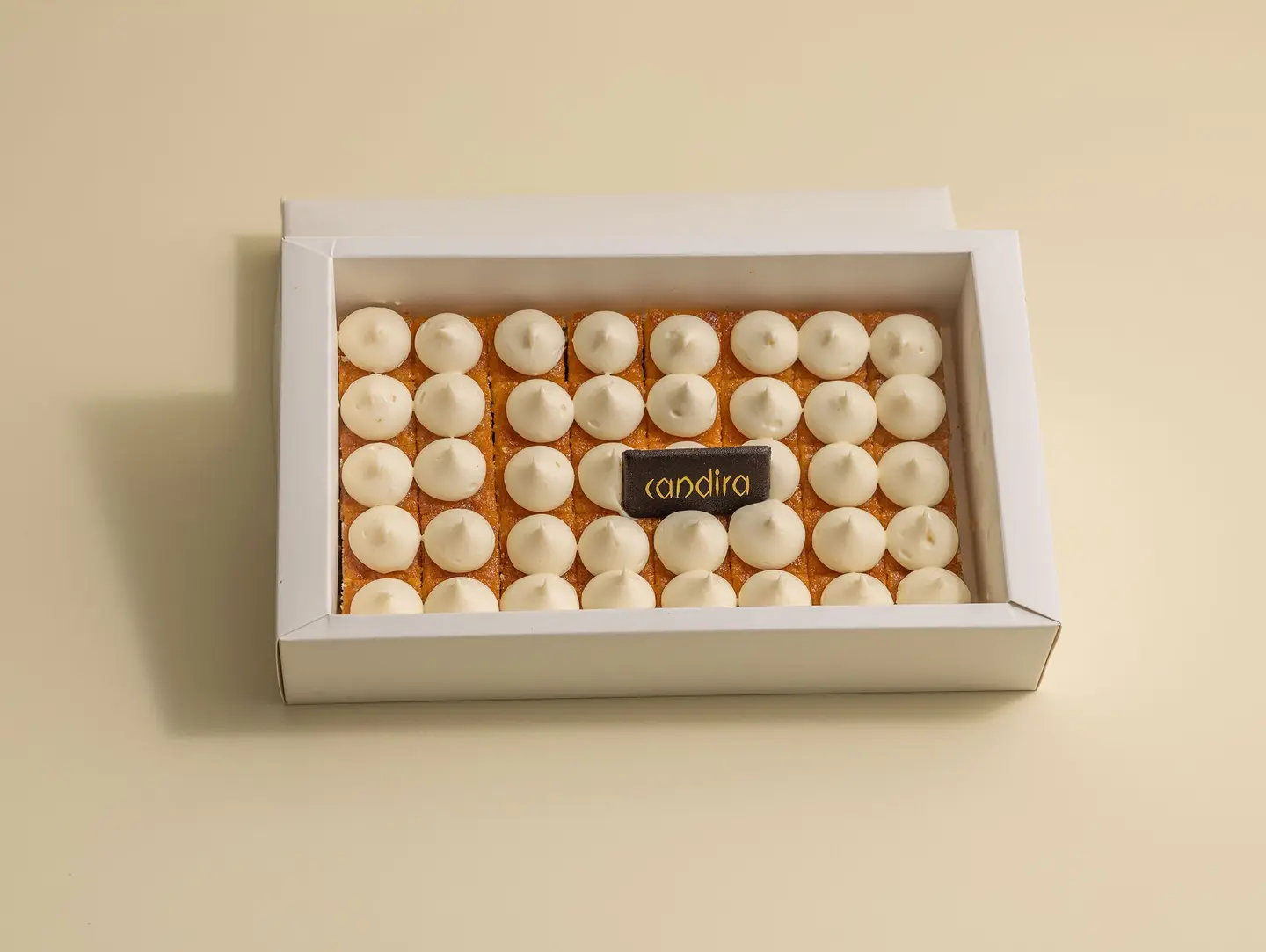 Basbousa Cheesecake Bites