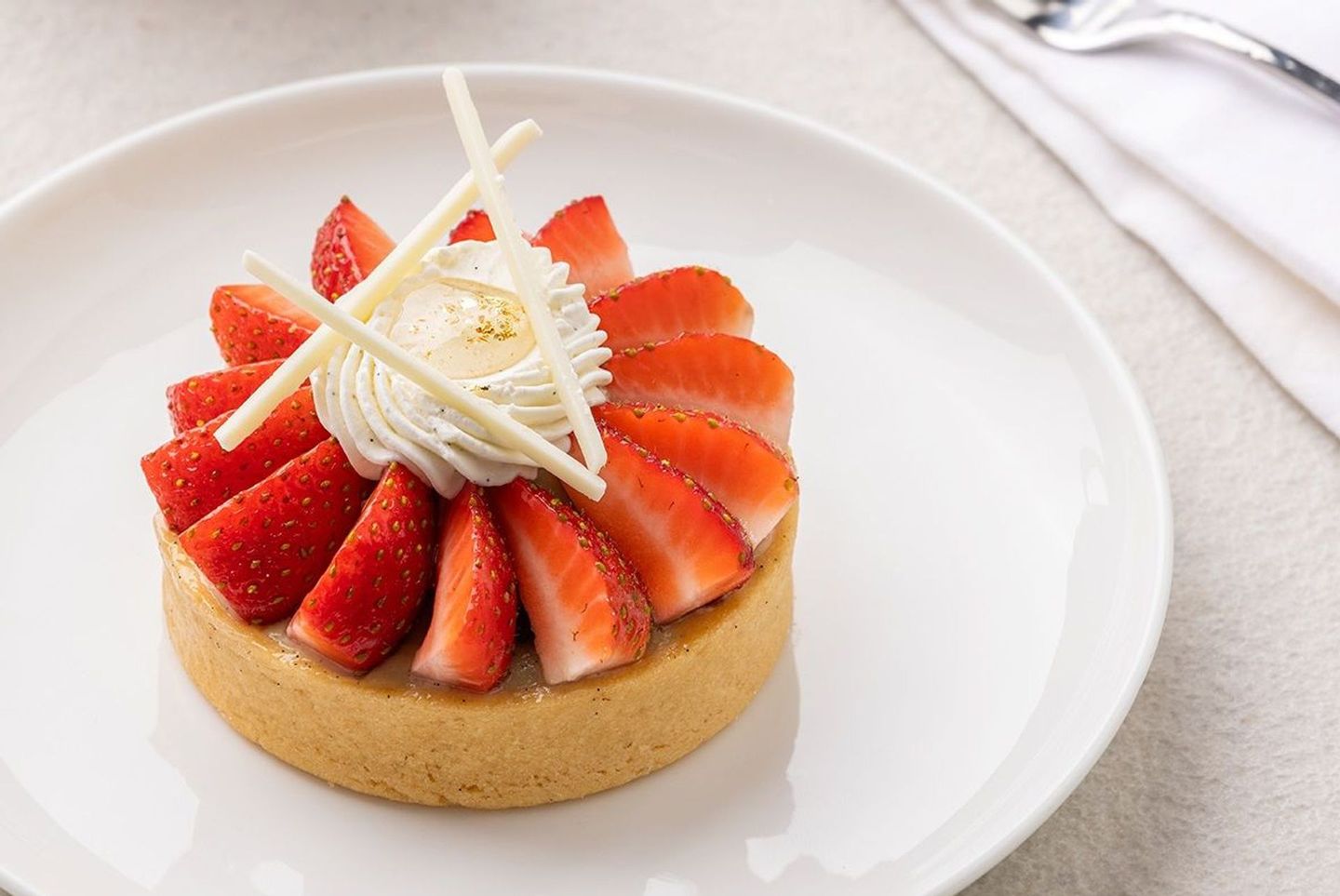 Strawberry And Vanilla Tart