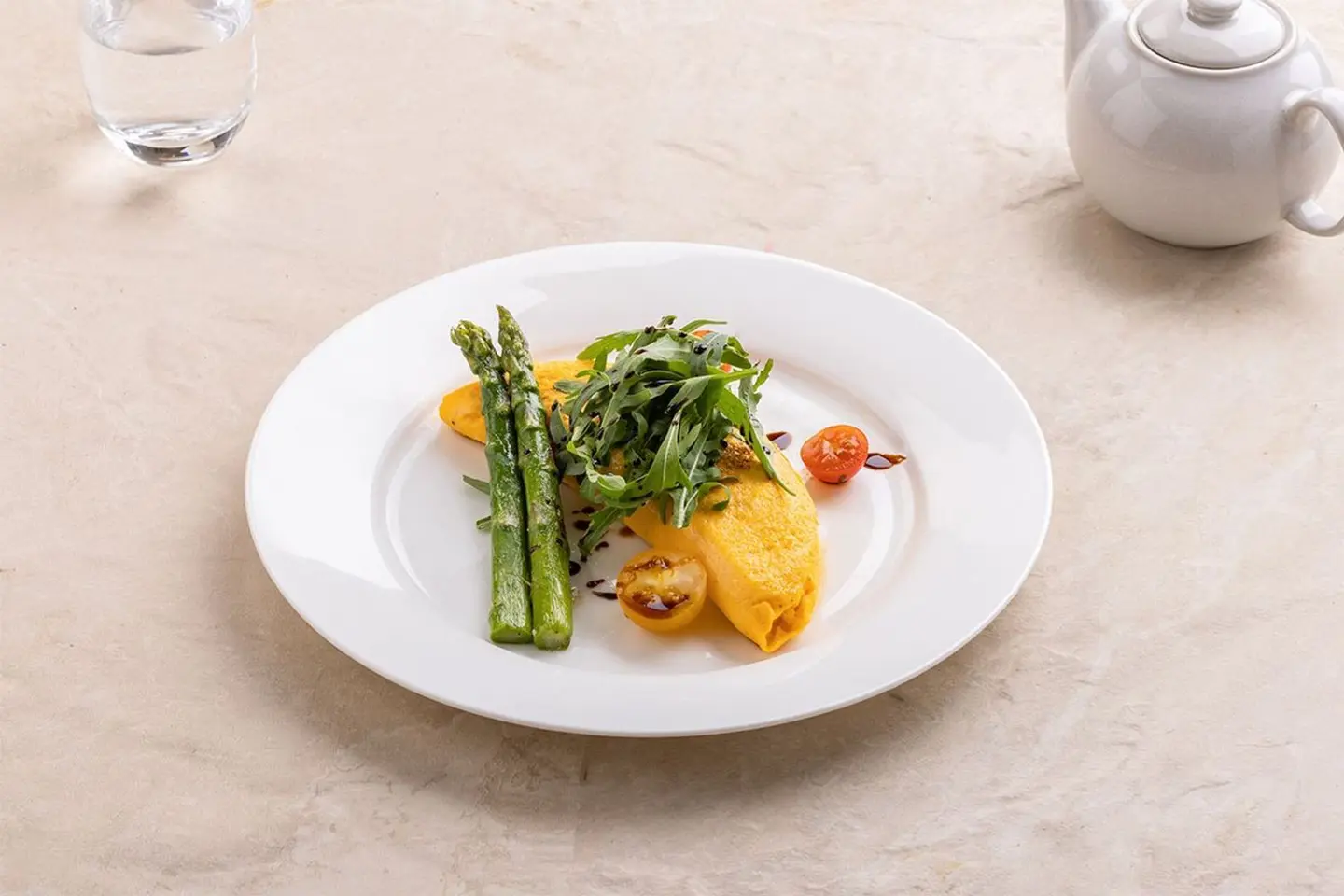 أومليت شرائح السلمون الأسكتلندي