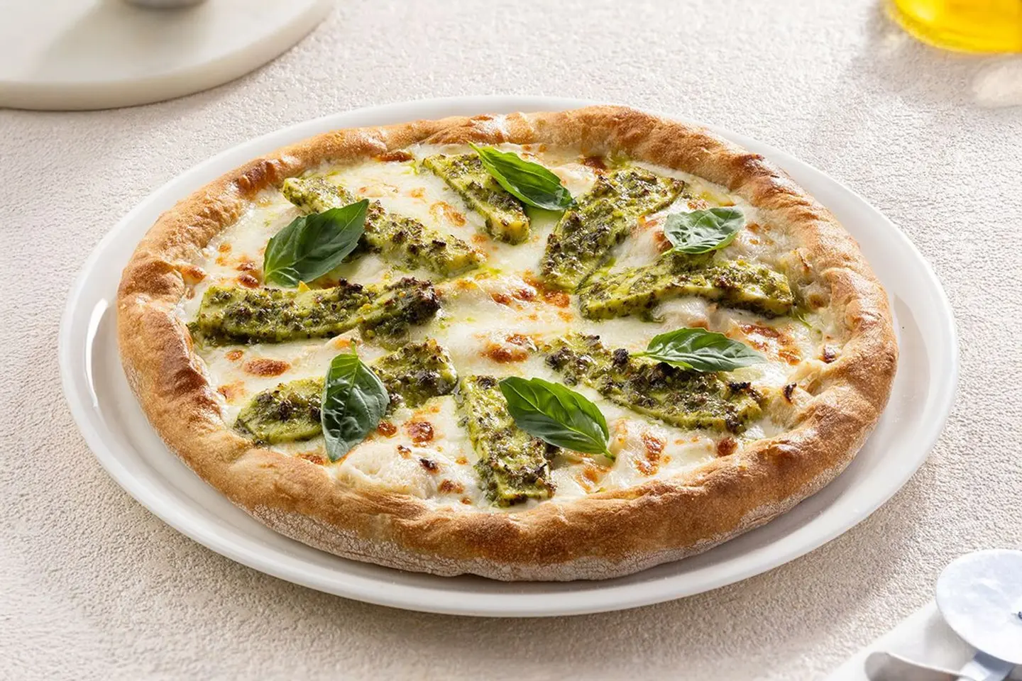 دجاج مشوي بالبيستو