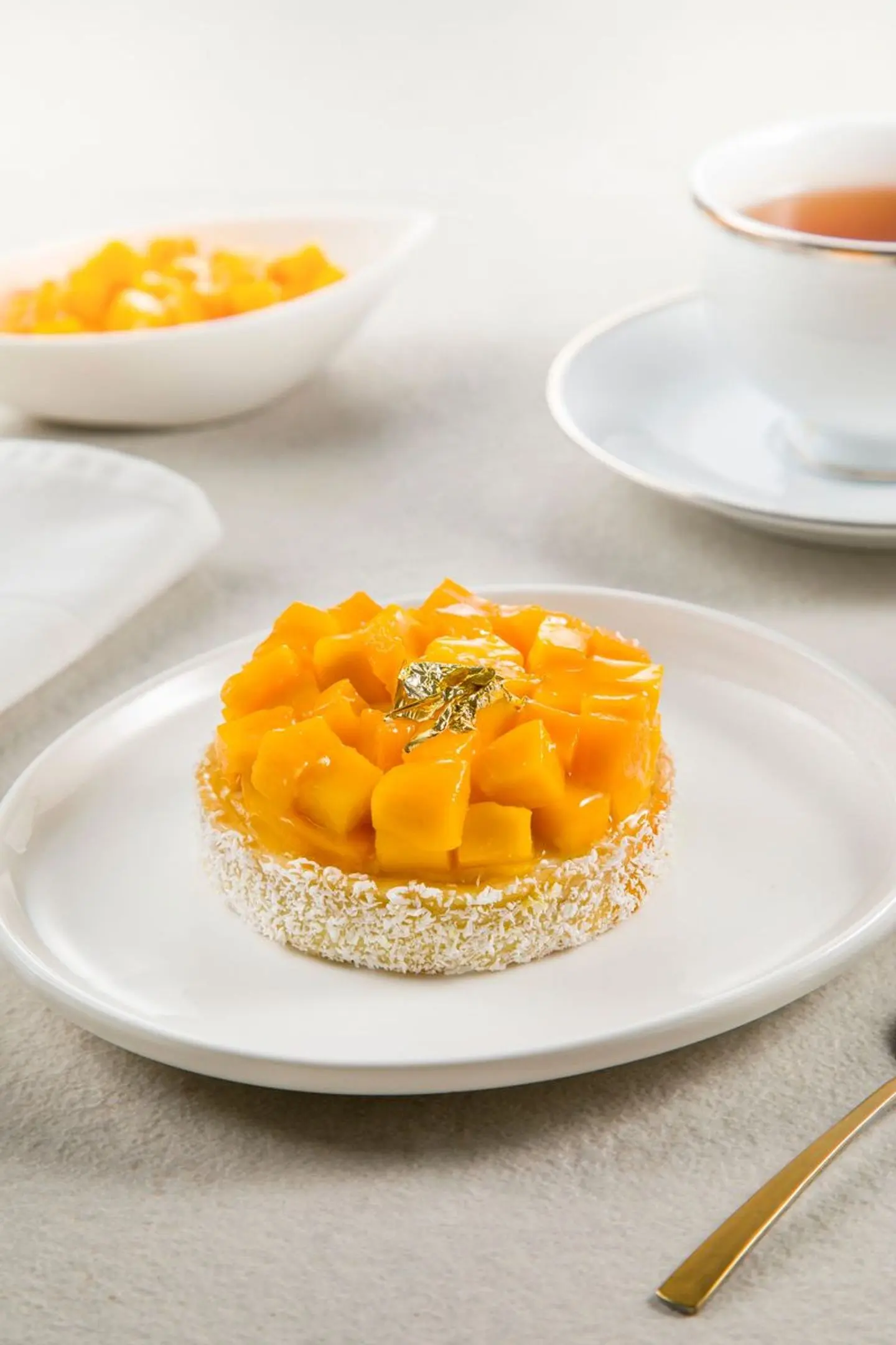 تارت المانجو وجوز الهند