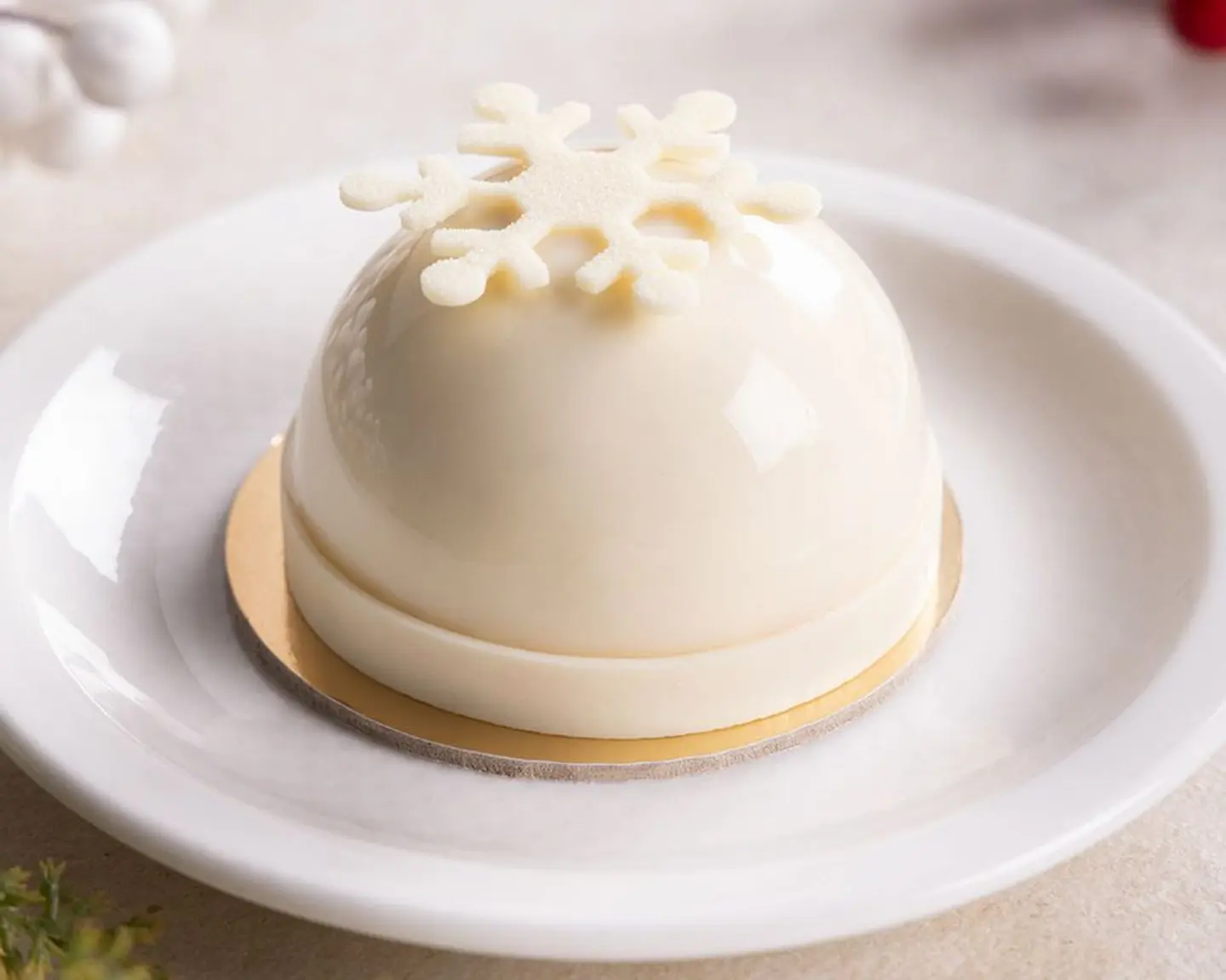 Vanilla And Apricot Dome