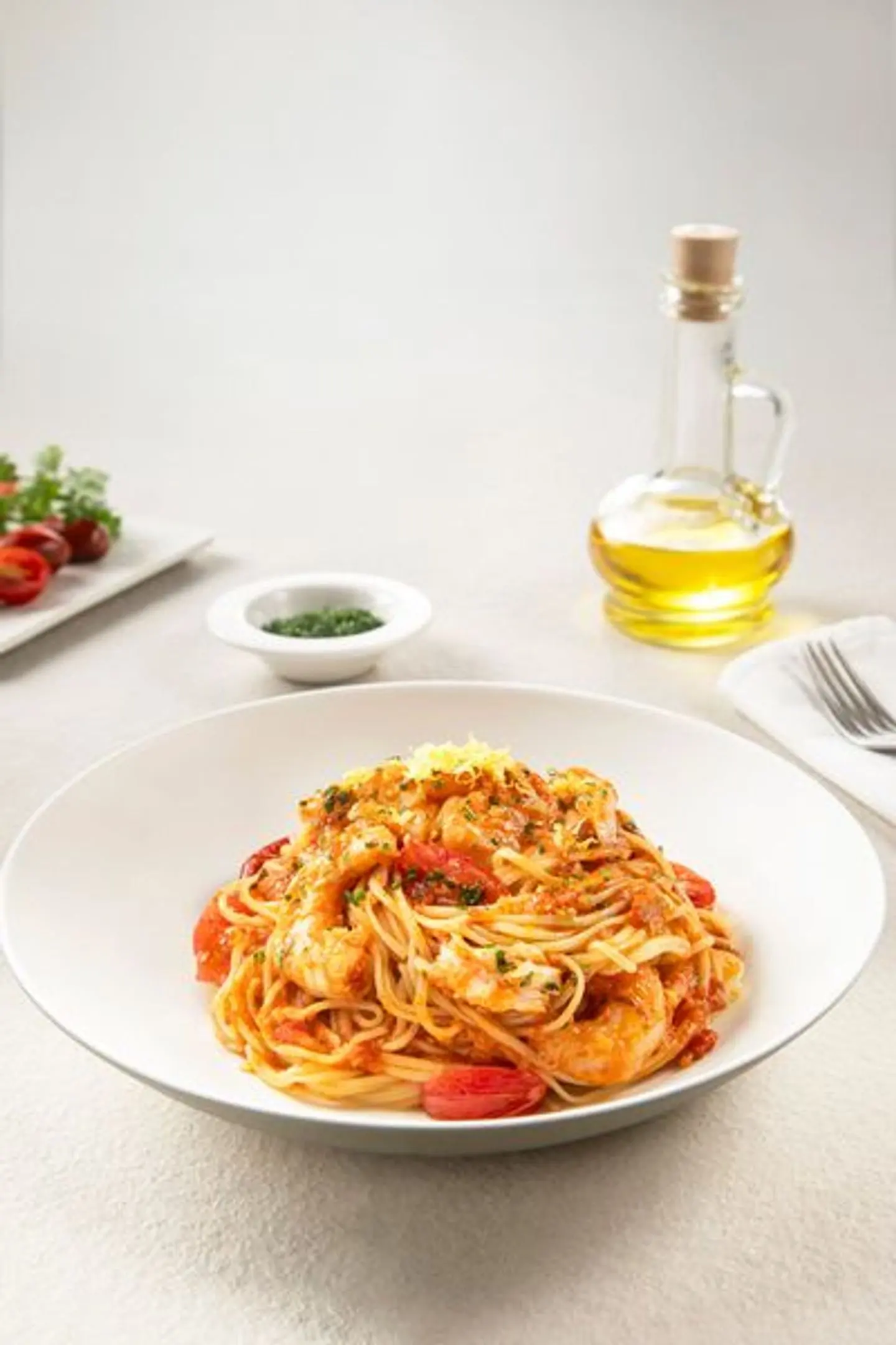 سباغيتيني بالمأكولات البحرية