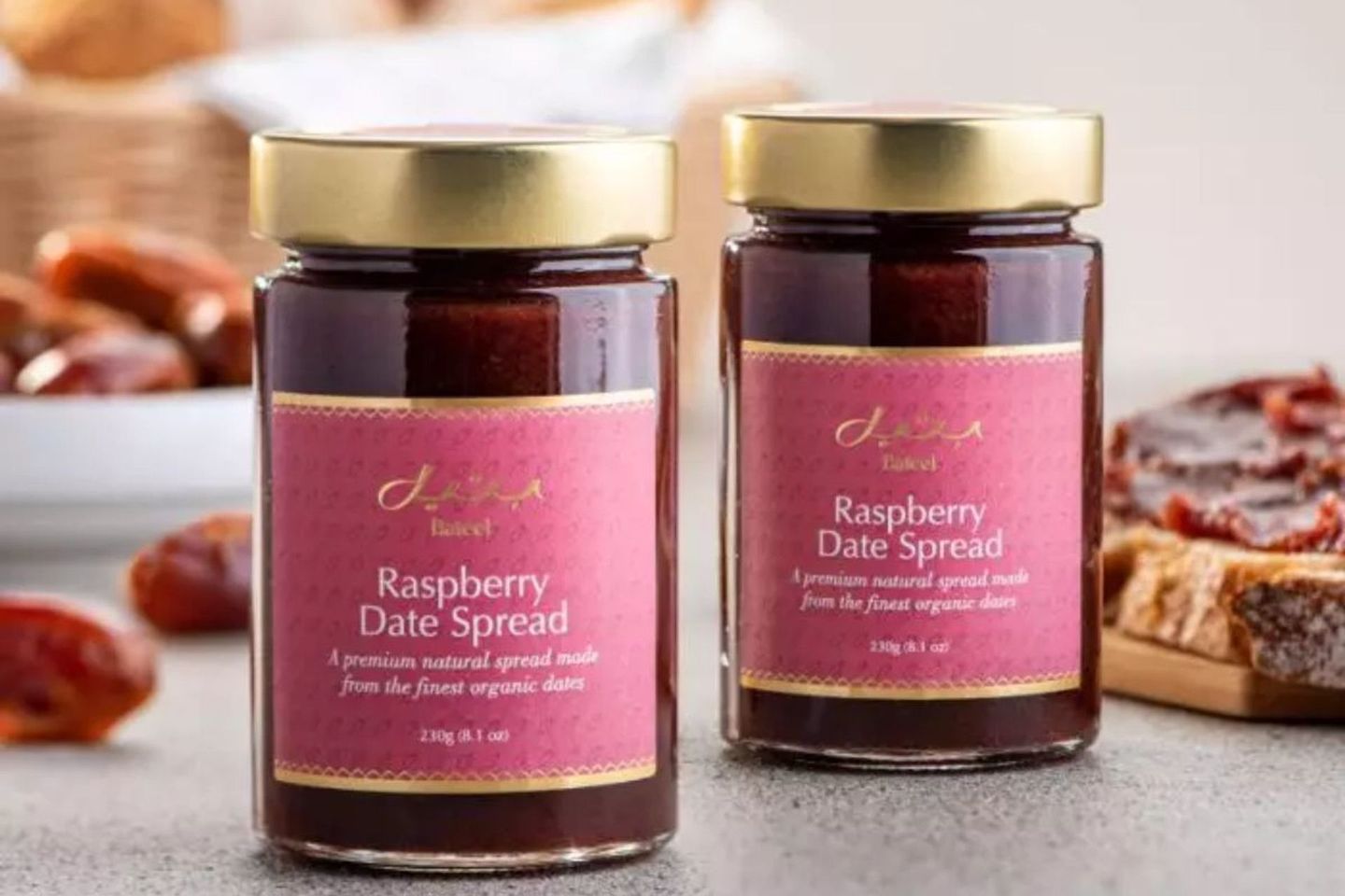 Date Spread Raspberry 230gm