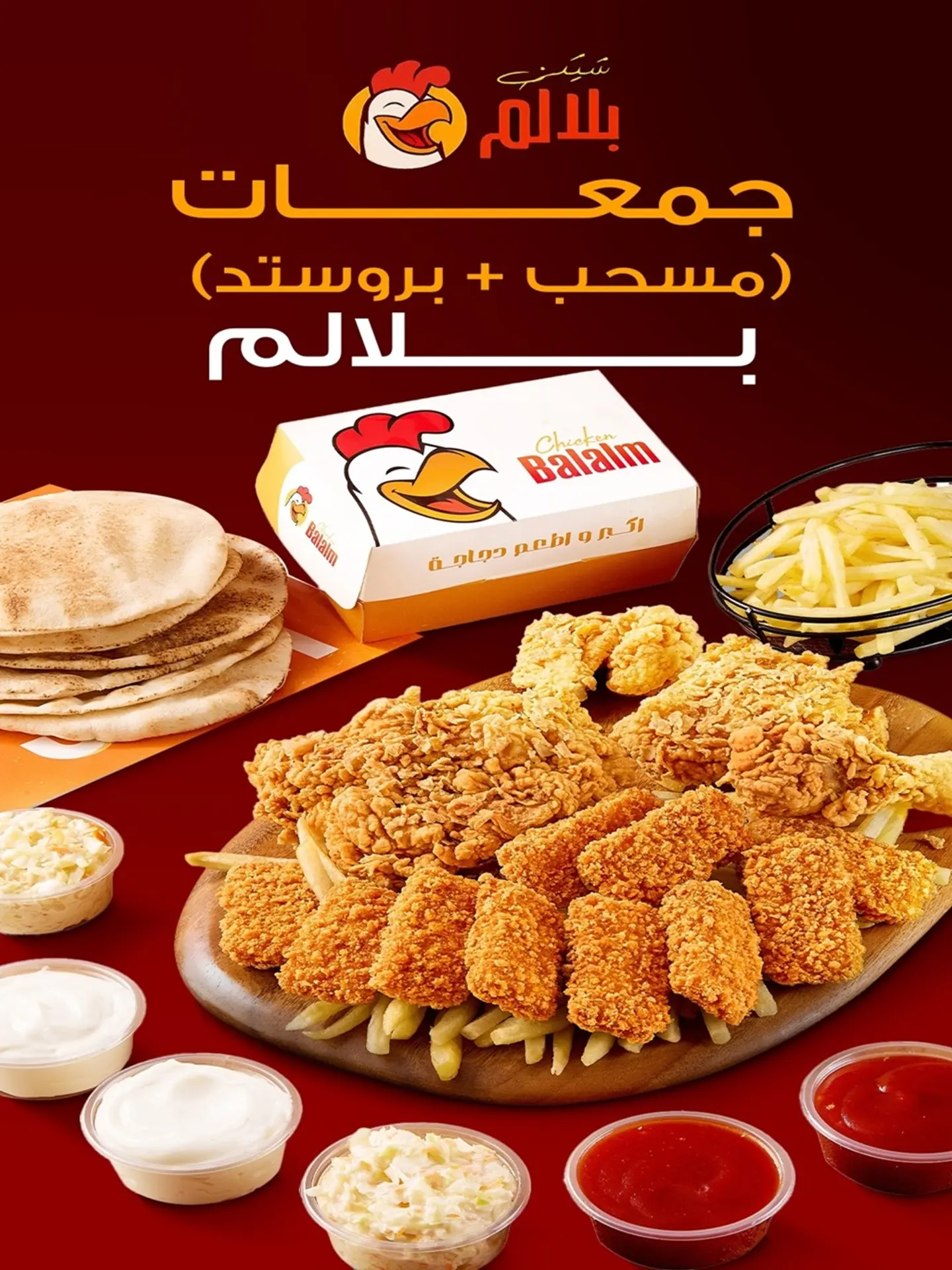 بوكس جمعات عائلى بروستد ومسحب