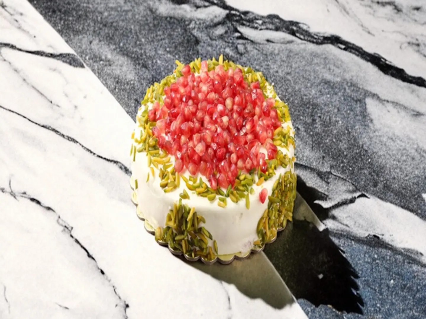 كيكة بستاشيو رمان