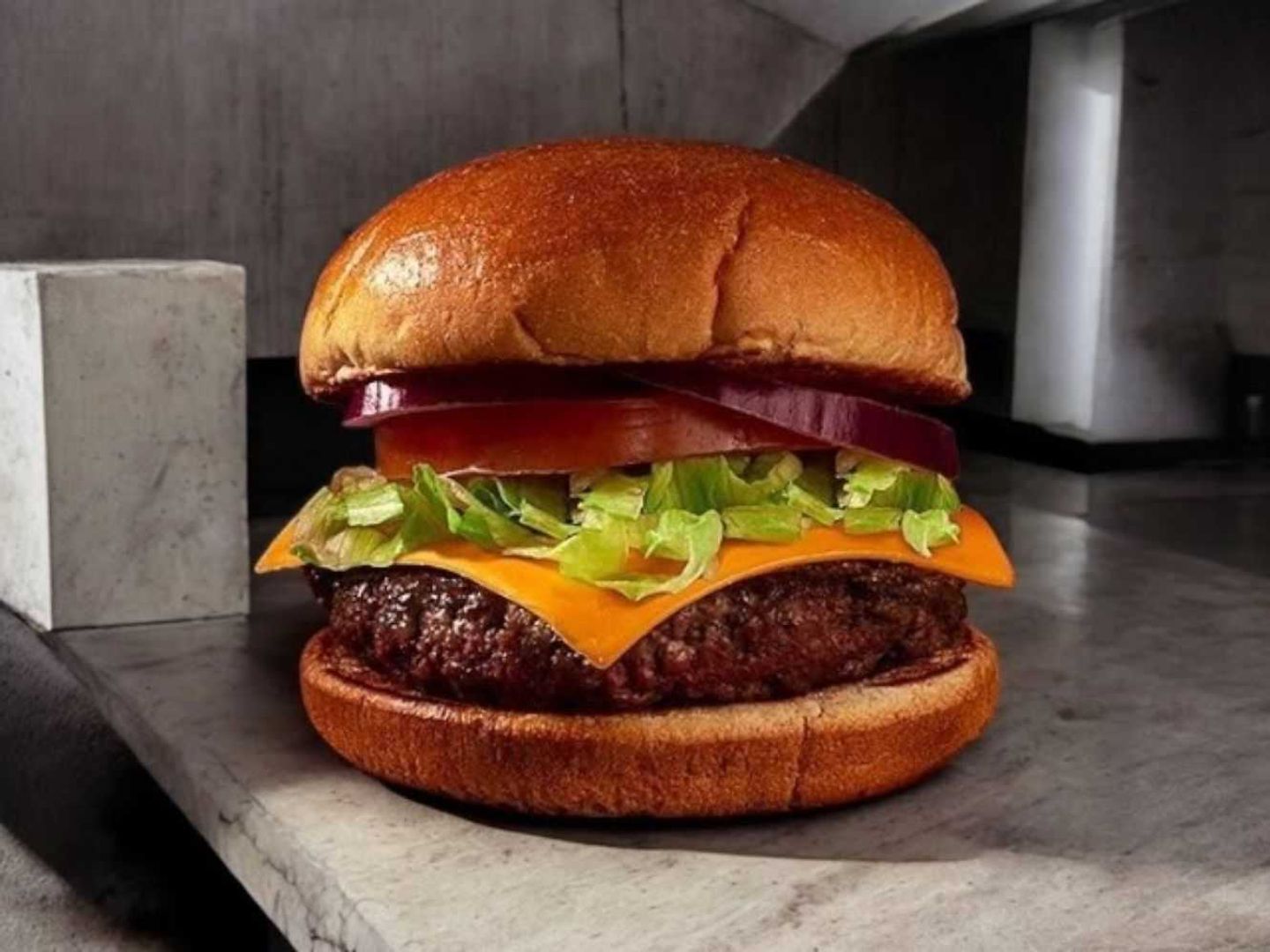 Grilled Beef Burger Kid Meal