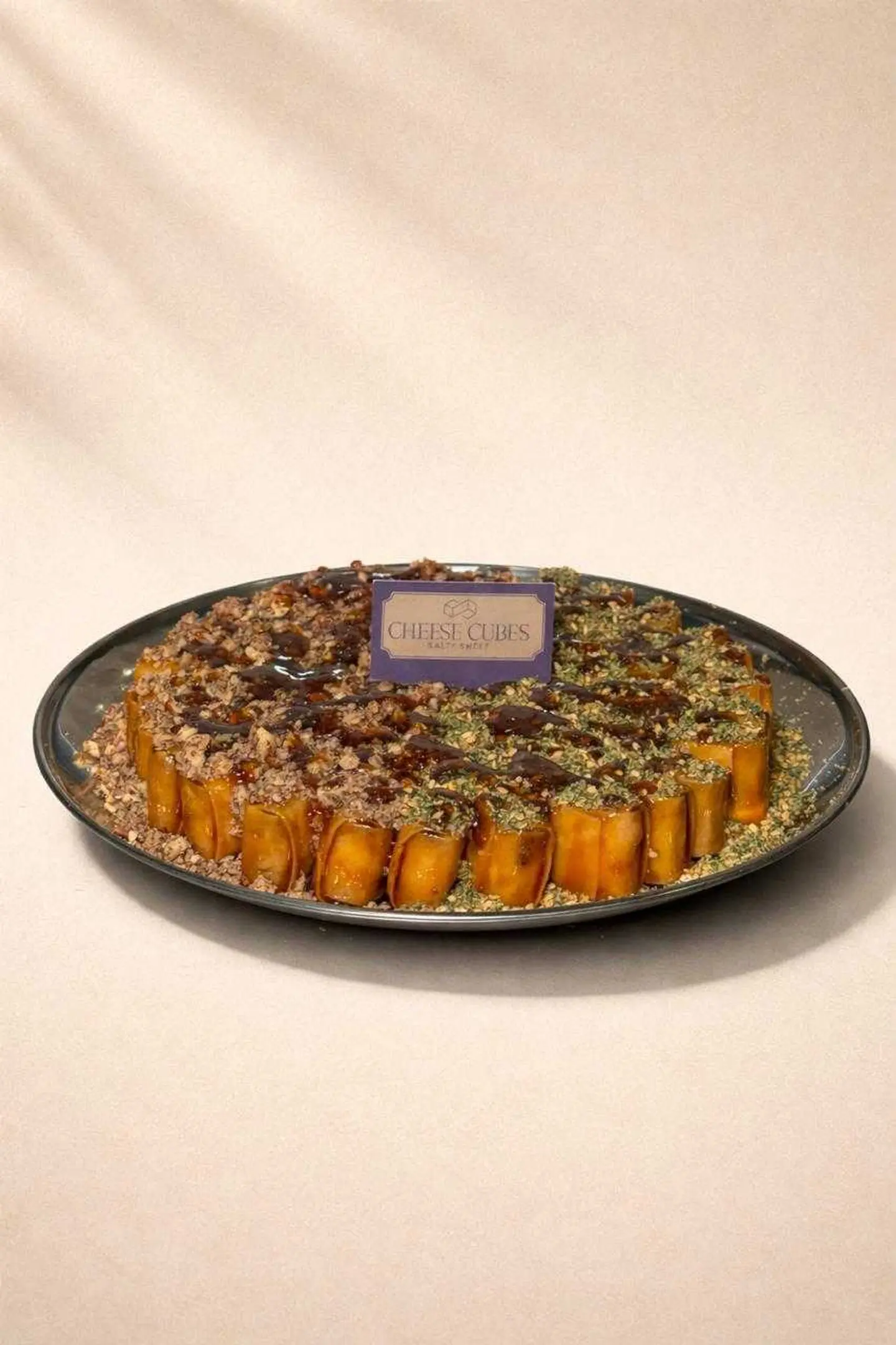Plain Cheese Cubes Plate 86