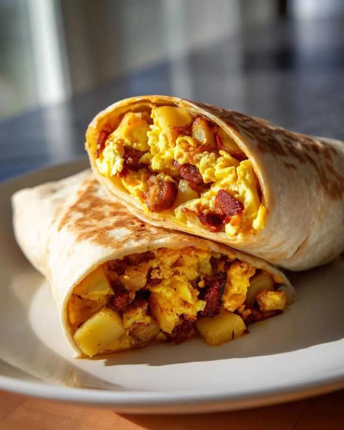 Egg & Potato Mafraka Sandwich