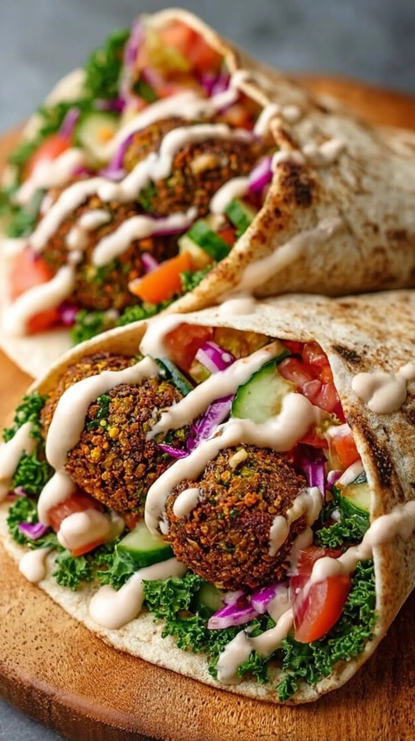 فلافل خبز صاج