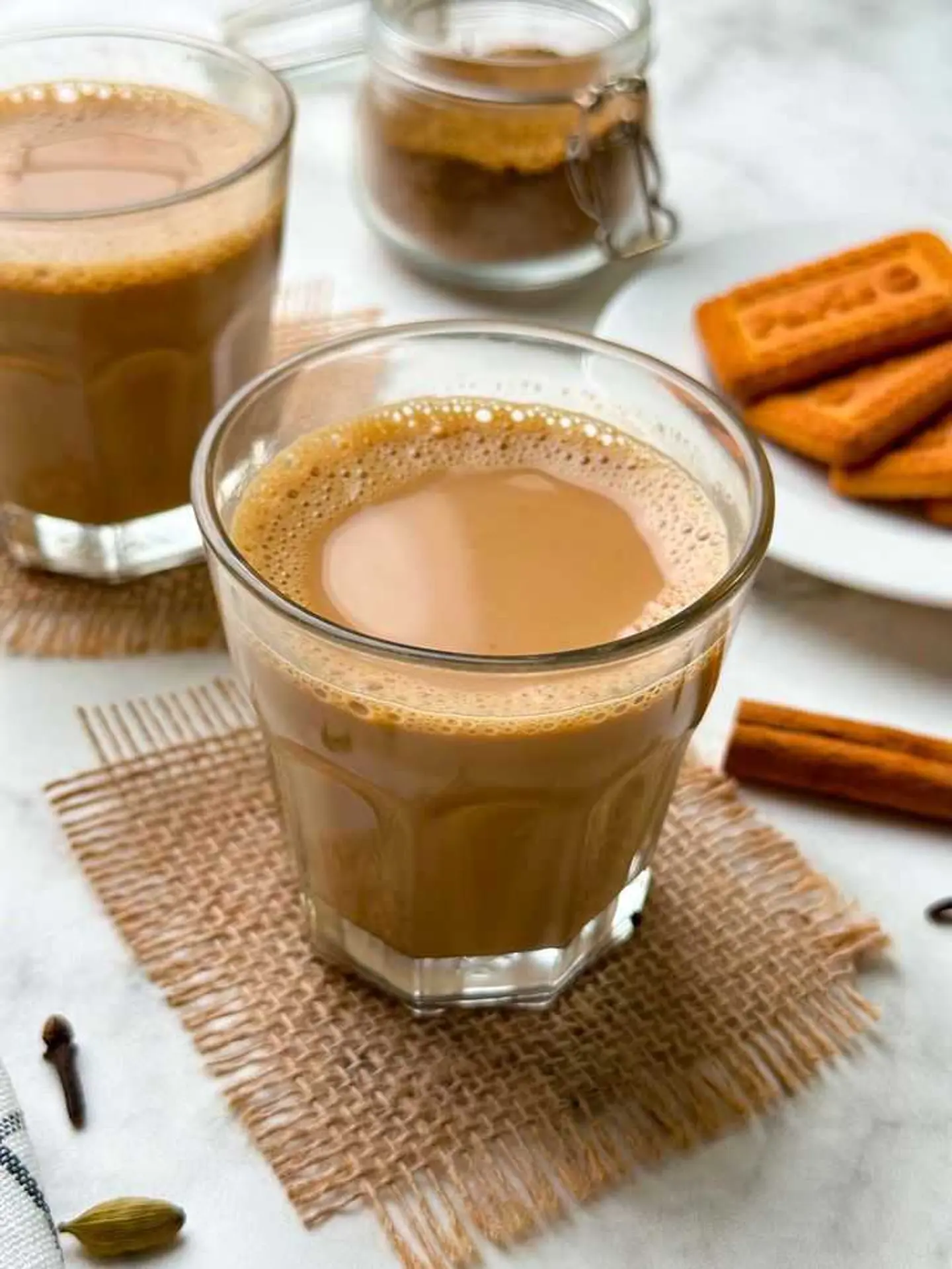 شاي بالحليب