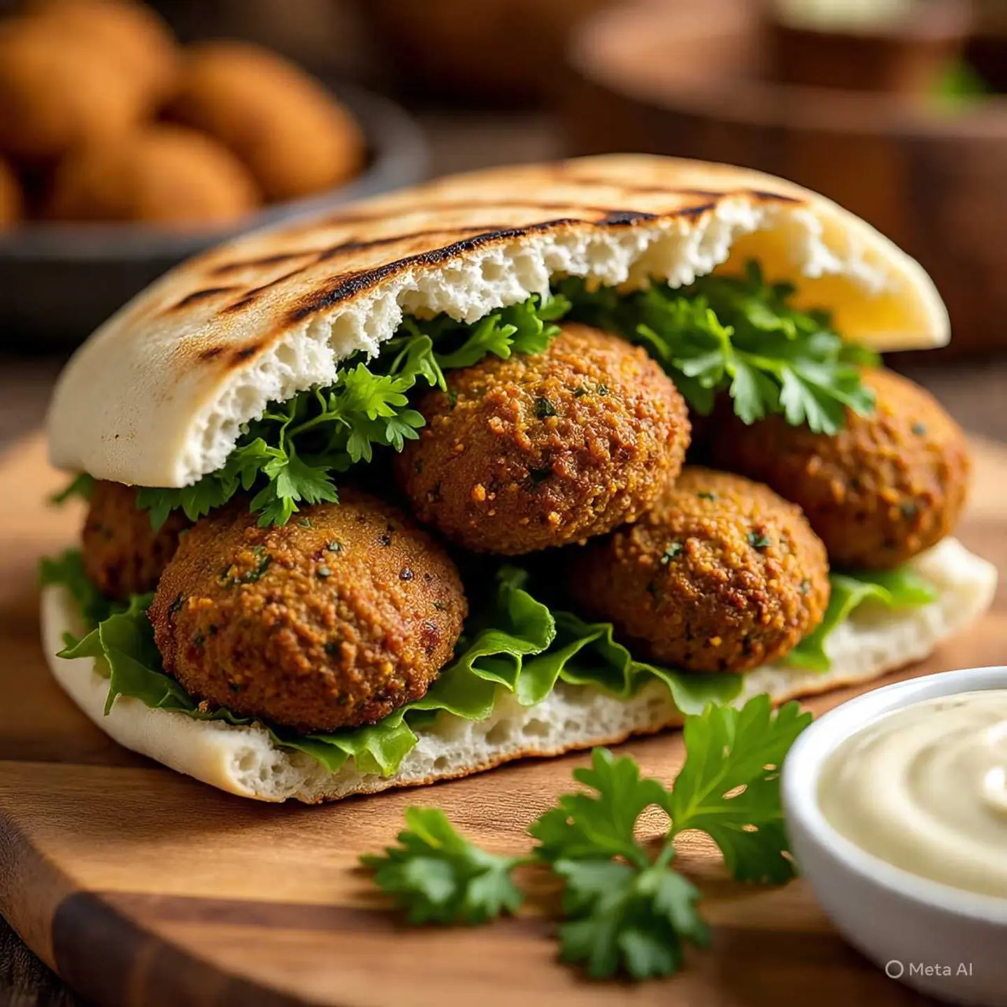 Falafel Arabic Bread Small