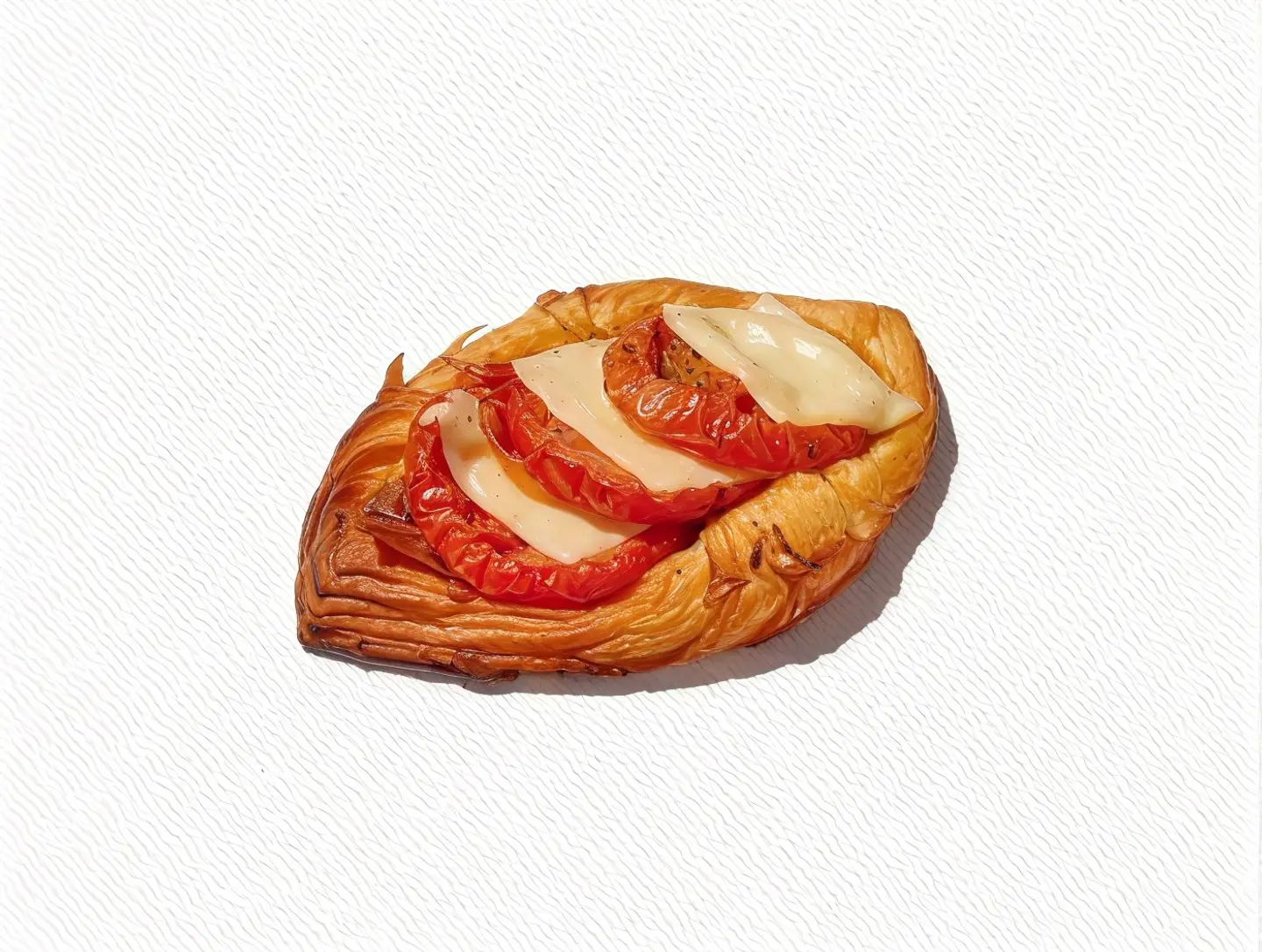 Tomato Mozzarella Cheese Croissant