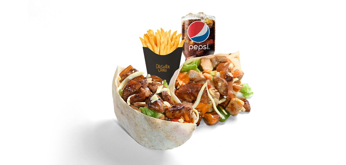 وجبه دبل دجاج عربيكي