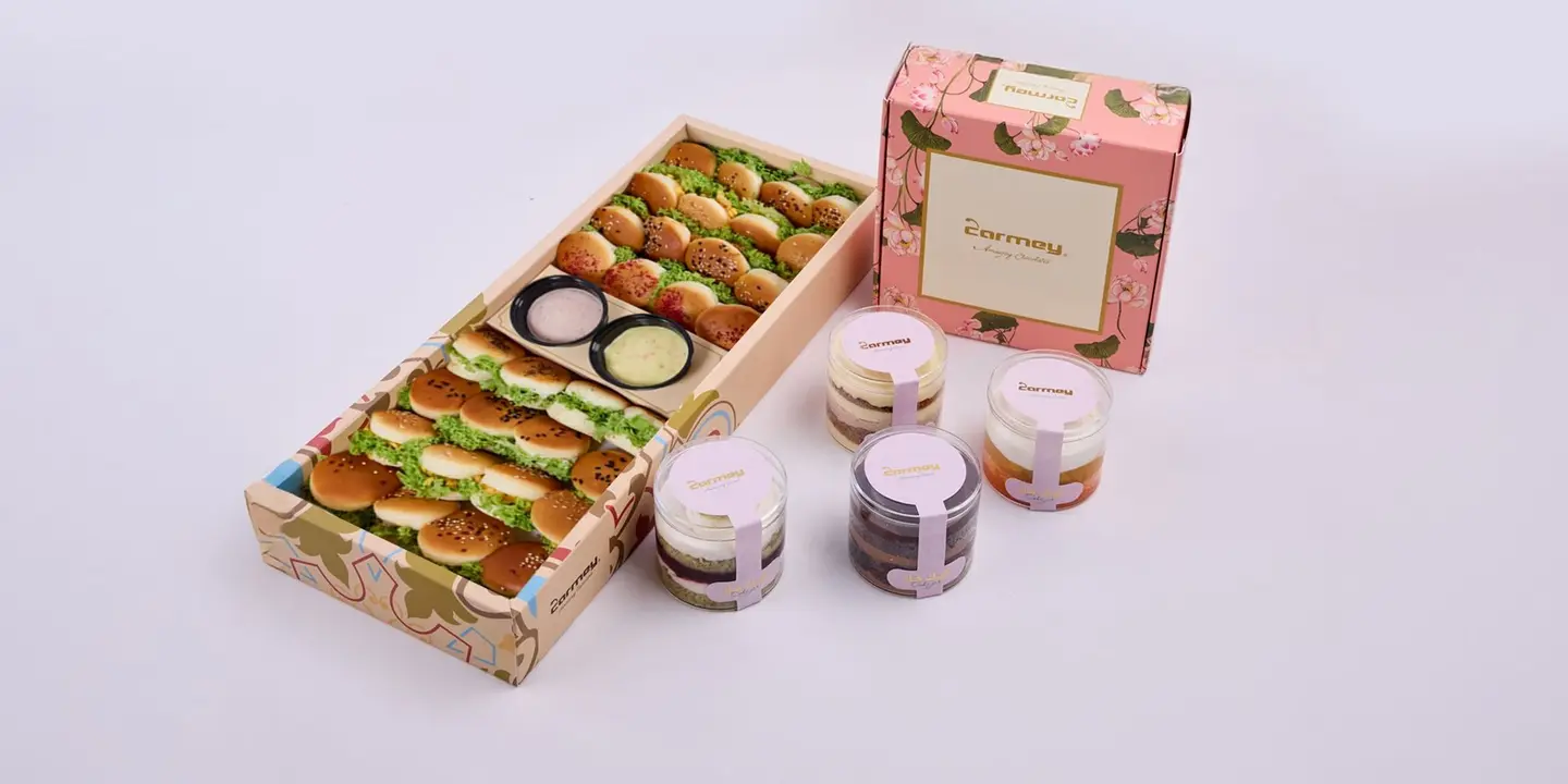 باقة الكيك جار أربع حبات