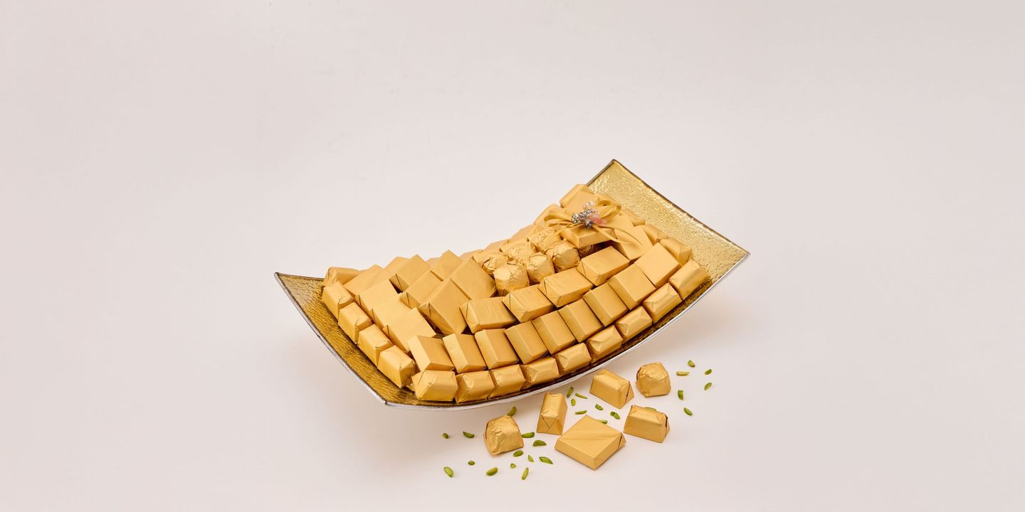 Arched Chocolate Covered Tray