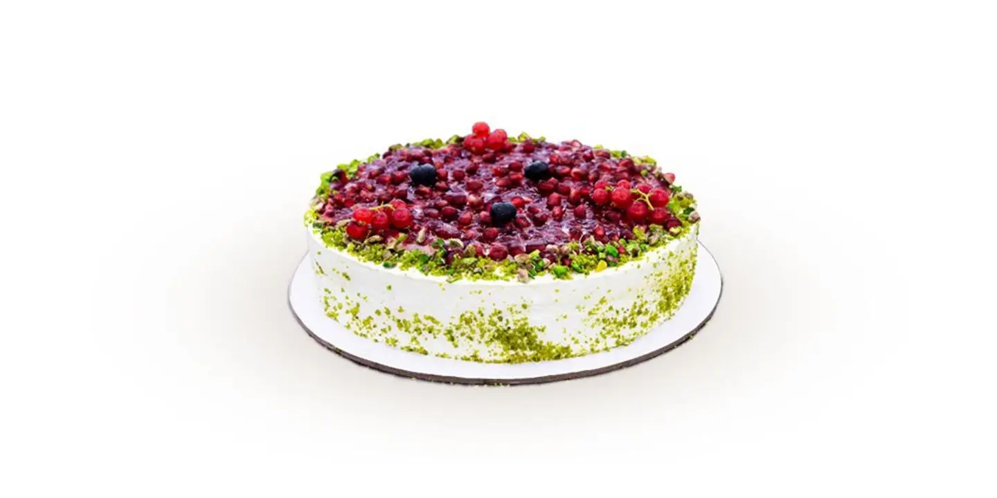 Pistachio Pomegranate Cake