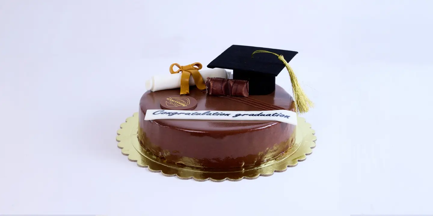 Kinder Graduation Cake