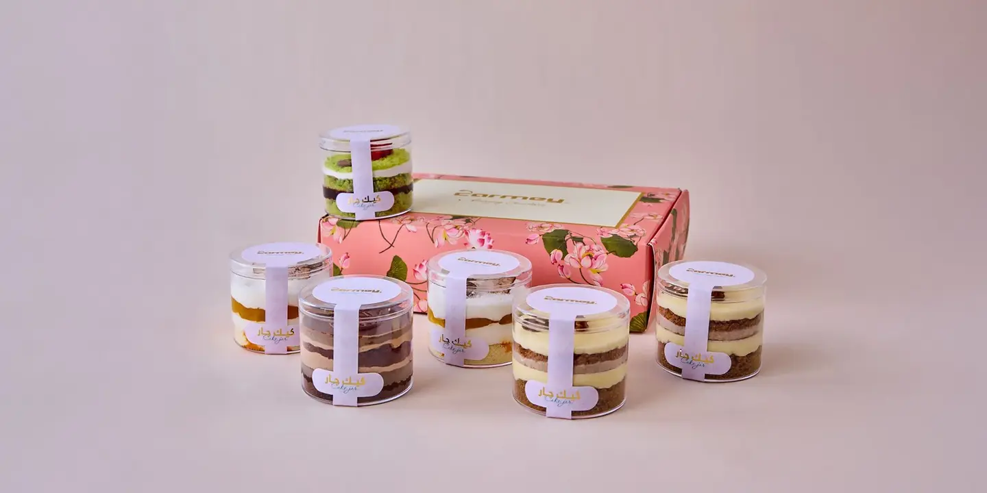 بوكس كيك جار 6 حبة