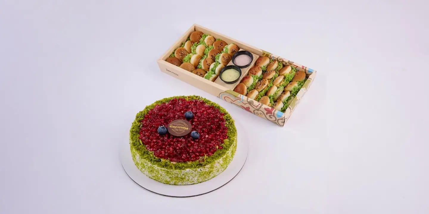 Pistachio And Pomegranate Bouquet