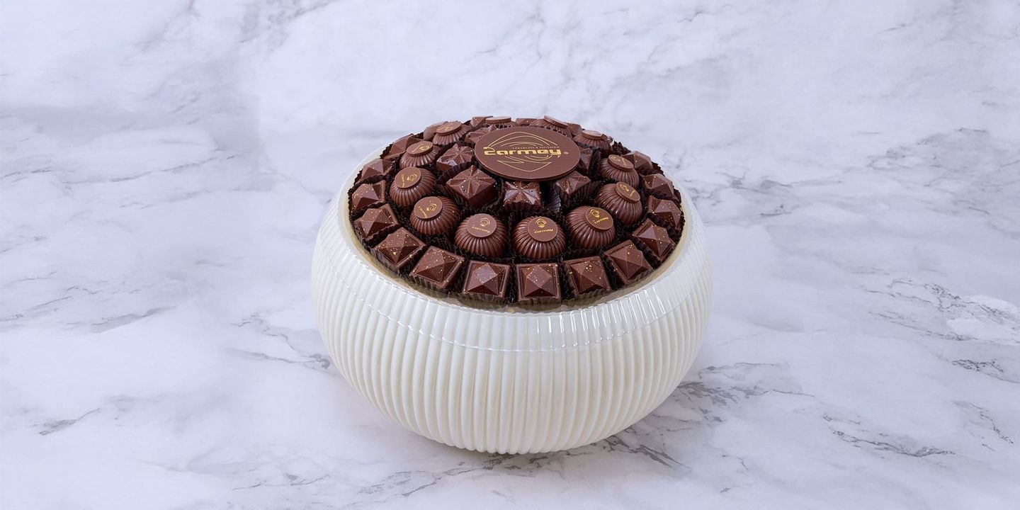 Uncovered Chocolate Vase