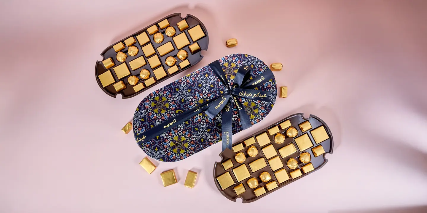 بوكس العيد شوكولا مغلف فلامنجو دورين