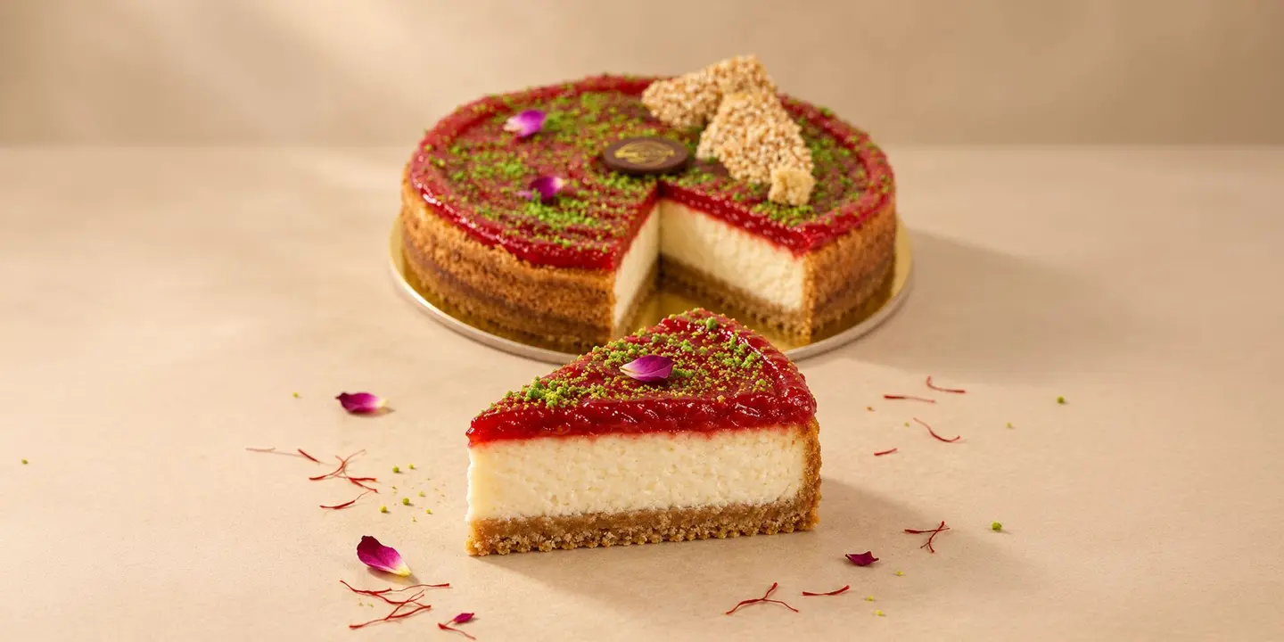 Round Bahraini Style Cheesecake