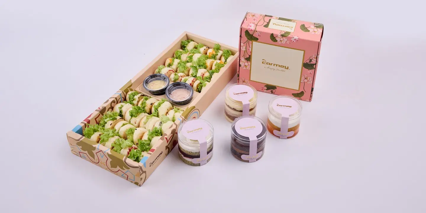 Cake Jar Bouquet 4 Pieces