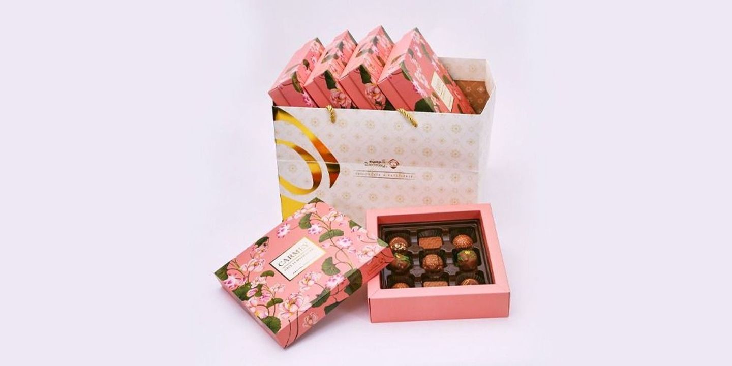 Small Open Chocolate Gift Package