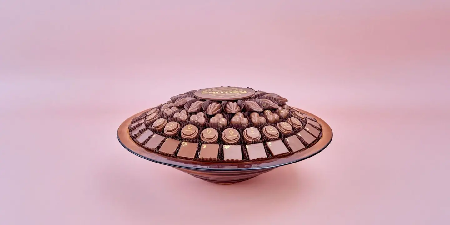 Brown Exposed Chocolate Vase